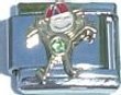 Clearly Charming August Peridot Color Boy Child Baby Birthstone Italian Charm
