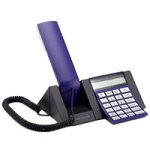 Bang & Olufsen BeoCom 2500 Telefon draht.Komf. 121Nr.LCD blau