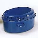 Krüger Gansbräter  30 cm, emailliert blau