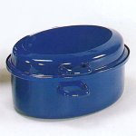 Krüger Gansbräter  42 cm, emailliert blau
