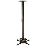 Peerless PRG Series PRG-EXC-W 19.1-Inch to 32.6-Inch Adjustable Projector Ceiling Mount Kit (Black)
