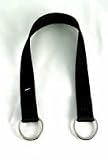 FOUR PAWS NYLON FLAT CHOKE DOG COLLAR 1 inch X 20 inch-BLACK