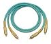 Oehlbach NF 2 Master Set - Audio cable - RCA (M) - RCA (M) - 6.6 ft - turquoise