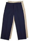 Male Flat Front Pants - Navy