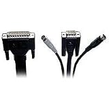 Linksys - Keyboard / video / mouse (KVM) cable - 6 pin PS/2, HD-15 (M) - DB-25 (M) - 3 m