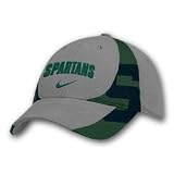 Michigan State Spartans Nike Youth Fitted Hats - 3-D Players Flex Fit
