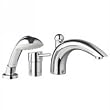 Grohe 34 272 000 Concetto Roman Tub Filler with Personal Hand Shower, StarLight Chrome