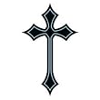 Celtic Cross 1 Temporary Tattoo 2.5x3.5