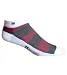 HUGO BOSS Men's Striped No Show Ankle Sock, White, One Size