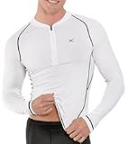 CW-X Men's LiteFit Top Long Sleeve Zip-Tee