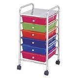 Six Drawer Storage Cart