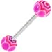 Jewelry : Purple Pink MARRACAS Barbell Tongue Ring