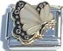 Clearly Charming April Diamond Color Butterfly Birthstone Insect Animal Italian Charm