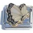Clearly Charming April Diamond Butterfly Birthstone Insect Animal Italian Charm by 