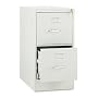 2 Drawer File Cabinet - Light Gray