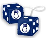 Indianapolis Colts NFL Fuzzy Dice