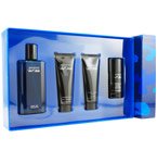 COOL WATER by Davidoff Gift Set for MEN: SET-EDT SPRAY 4.2 OZ & AFTERSHAVE BALM 2.5 OZ & SHOWER GEL 2.5 OZ & DEODORANT STICK 2.4 OZ