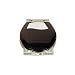 Mayfair 44CP Beveled Edge Molded Wood Round Toilet Seat, Black