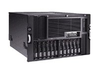 HP ProLiant ML570 G2 - Server - rack-mountable - 7U - 4-way - 2 x Xeon MP 3 GHz - RAM 1 GB - SCSI - hot-swap 3.5 - no HDD - CD - RAGE IIC - Monitor : none