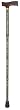 Duro-Med Adjustable Folding Fancy Cane, Green Cyclone