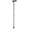 Duro-Med Adjustable Folding Fancy Cane, Green Cyclone