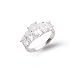 Sterling Silver 5 Stone CZ Ring