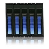 iStarUSA BPU-350SATA-BLUE 3x5.25 to 5x3.5 SATA2.0 Hot-Swap Backplane Raid Cage On Sale