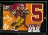 Reggie Bush (USC) 2006 Press Pass Big Numbers Football Rookie Card - In Protective Screwdown Case!