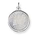 yorkshire_terrier20yorkshire terrier - Sterling Silver Yorkshire Terrier Disc Charm