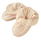 Sckoon Organic Cotton Booties Rose/Tan - One Size