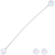 Pregnant Belly Button Ring with Clear UV ends