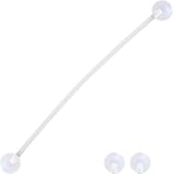 PREGNANT Belly Button Ring with Clear UV ends