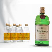 ジントニックセット〔タンカレー１本・シュエップストニック1ケース〕 750ML 1セット