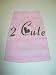 Puppy Luck T-16PQT Tank Top with saying 2 Cute Small Pink Dog Clothing