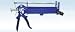 Wellmade Tool 4030 Dual Cartridge Caulking Gun - Hand Operated - 750 ml capacity