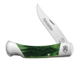 Remington Green Jigged R-123 Bone 5-Inch Lockback Knife