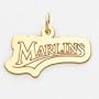 14K Florida Marlins Xlg Polished Team Name Charm