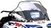 Cobra™ Mid-Profile Windshield for Polaris Standard Chassis Black-Flagged