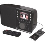 New Black Squeezebox Internet Radio Wirelessly Stream Digital Music Library Internet Radio by Logitech