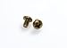 Brass Pan Head Phillips Machine Screw 2-56 x 3/16" Length (Pack of 25)