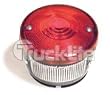 Truck-Lite Model 80 Red, w/ o license, plastic 2 bolt mount 80329R