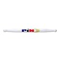 Chef's Delight 18-Inch Solid Aluminum French Rolling Pin, White