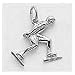 Speed Skater Charm