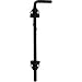 National #N165-902 1/2x12 Black Cane Bolt