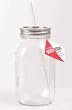 Carson Home Accents The Original Red Nek Guzzler Drinking Jar, 32-Ounce