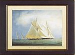 Lady Clare Traditional Tablemats Racing Yachts