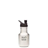 Klean Kanteen 12 -Ounce Classic Sport Cap 2.0 Stainless Steel Water Bottle