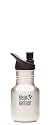 Klean Kanteen 12 -Ounce Classic Sport Cap 2.0 Stainless Steel Water Bottle