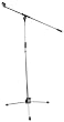Signature Music Folding Chrome Tripod Microphone Stand W/boom 7150