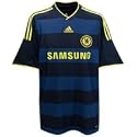 Chelsea Away Shirt 2009/10 - Dark Navy/Neon Yellow